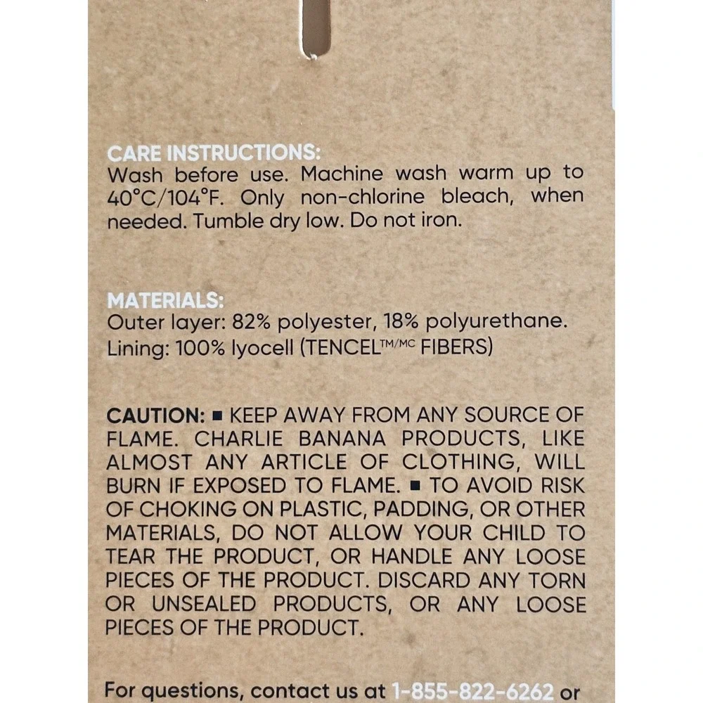Charlie Banana Swim Diaper Large (22-34lbs) Reusable Washable‎ All White NEW NWT